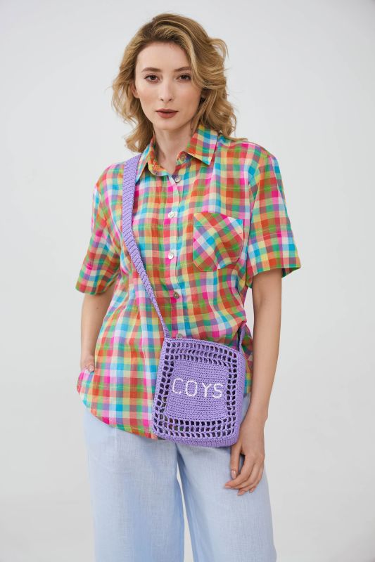 Сорочка Oversized з коротким рукавом